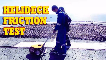 Helideck Surface Friction Test