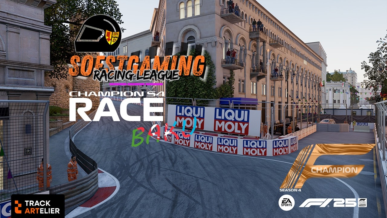 Soestgaming Racing League Champions | Season 4 | Rennen 5 | Baku | powered by Trackartelier