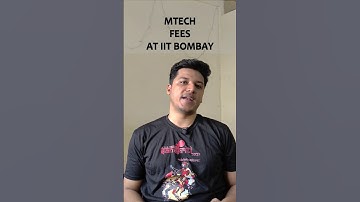 MTech Fees Structure at IIT Bombay | #mtech  #iitjourney #education