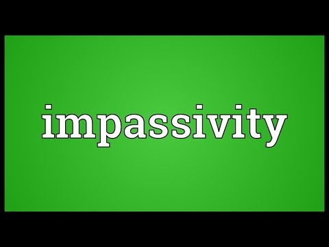Header of impassivity
