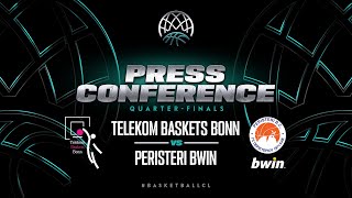 Telekom Baskets Bonn v Peristeri bwin - Press Conference | BCL 2023