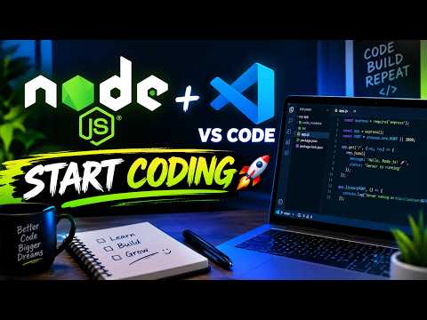 How to Install Node.js & VS Code and Run Your First JavaScript Program | Beginner Tutorial