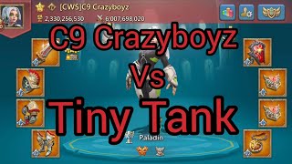 C9 Crazyboyz (CWS) Vs Tiny Tank. Maxed account comes for 860m T4 Rally Trap - LORDS MOBILE screenshot 4