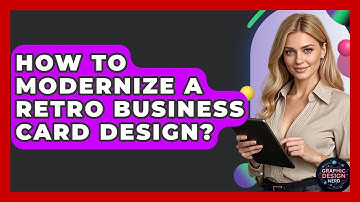 How To Modernize A Retro Business Card Design? - Graphic Design Nerd