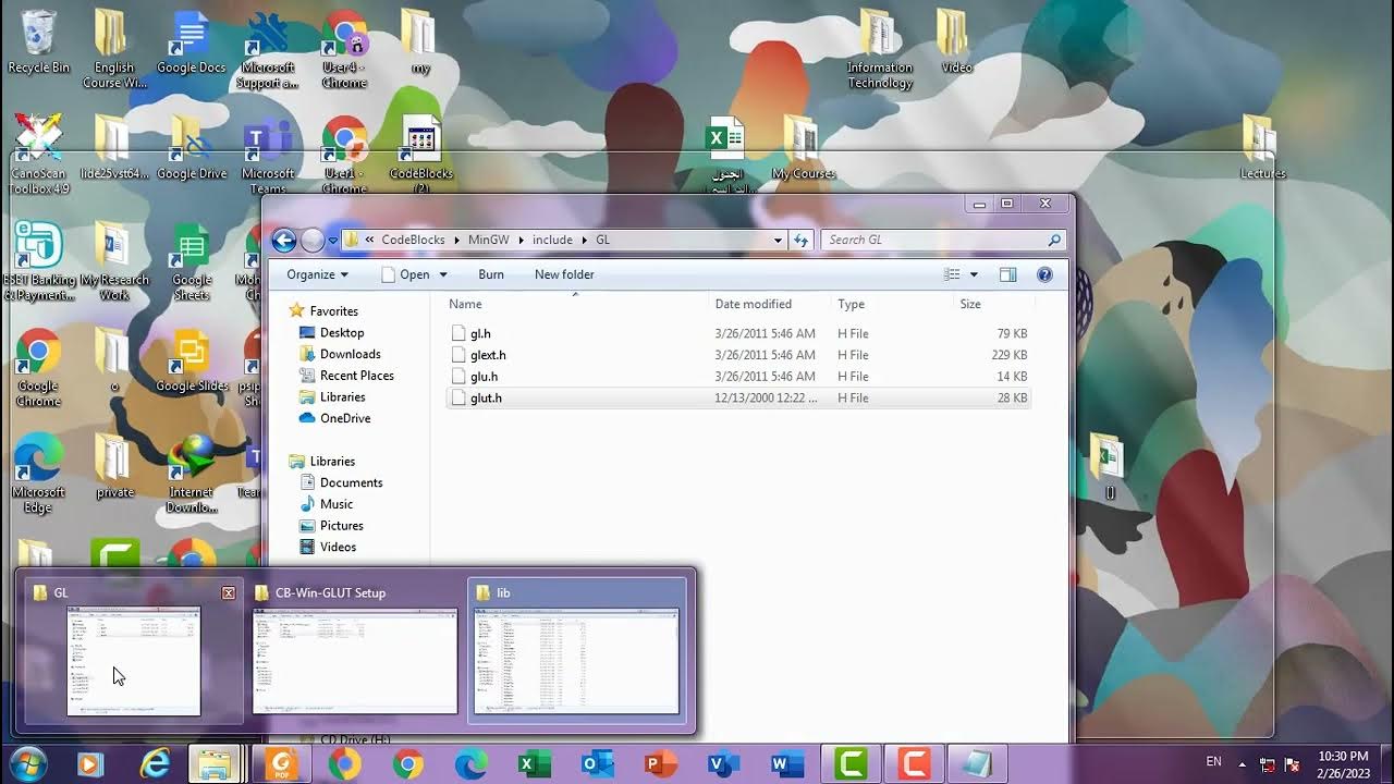 Install codeblocks with glut youtube