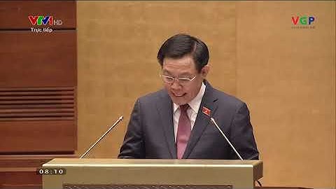 Chủ tịch Quốc hội khóa XIV Vương Đình Huệ phát biểu khai mạc kỳ họp thứ nhất, Quốc hội khóa XV