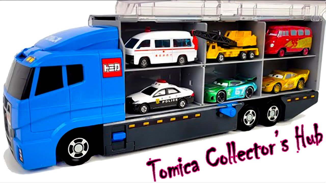 トミカ☆高級ミニカーを開封してコンボイ出発！ホンダNSXも参加☆Unbox