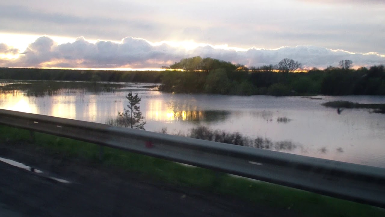 Большая вода на реке Северная Двина в районе г.Котлас.18 мая 2020 г ...