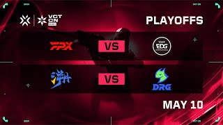 : FPX vs EDG - TE vs DRG - Day 3 - Playoffs - VCT CN Stage 1