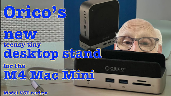 Orico's New Dock Stand for M4 Mac Mini