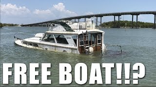 Acquiring a Sunken Derelict Vessel for Free