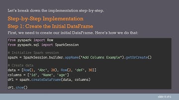 How to Add Columns to a PySpark DataFrame If They Do Not Exist