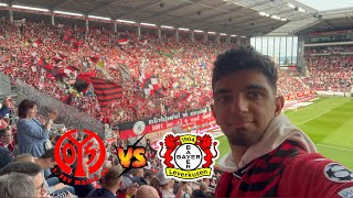 Geisteskranker Auswärtssupport + Spitzenreiter ⚫️🔴 | FSV Mainz 05 vs Bayer Leverkusen | Stadionvlog