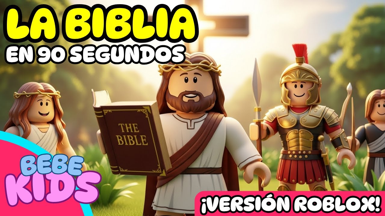 💖La Historia de La BIBLIA en 90 SEGUNDOS 👼 | Animación de ROBLOX 🎮 | Bebe Kids