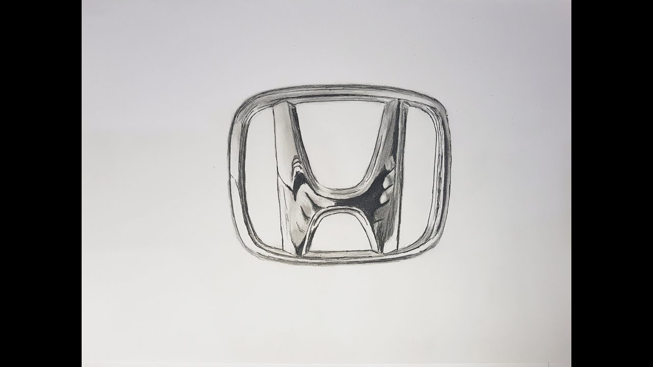 Honda Logo Cizimi Honda Logo Drawing Logo Cizimleri Youtube