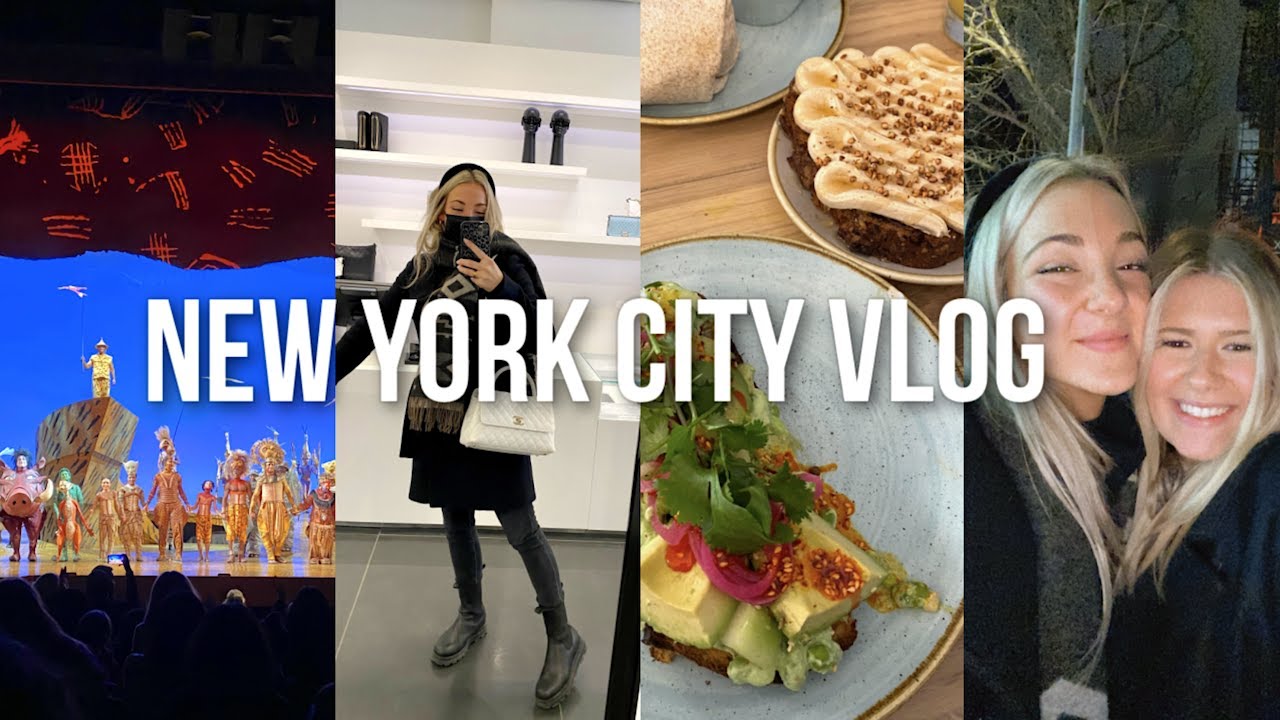 NYC VLOG: Lion King on Broadway, Comedy Club with Danielle + Shopping in SoHo !!