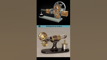 Rhombic Drive - Stirling Hot Air Engine #steamengine #mechanism #mechanical #automobile #stirlingkit