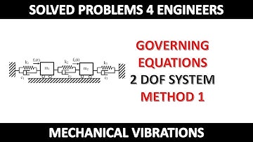Governing Equations 2 DOF Example 1 (Method 1)
