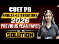 CUET PG 2026 English Literature Previous Year Paper with Solution | Adda247 CUET PG Prep
