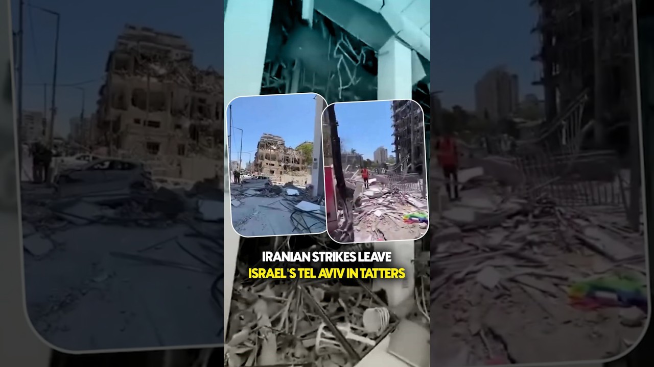 Chaos in Tel Aviv After Iranian Missile Strikes | Israel-Iran Conflict Escalates | Geo News English