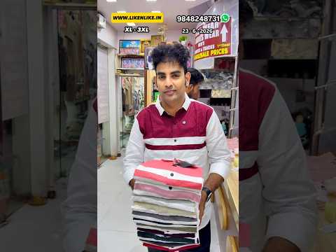 ఎక్కడ కొన్నావ్? అని అందరూ అడిగే Linen Cotton Shirts! 😱 | Like N Like Vijayawada @ ₹699/- #shorts