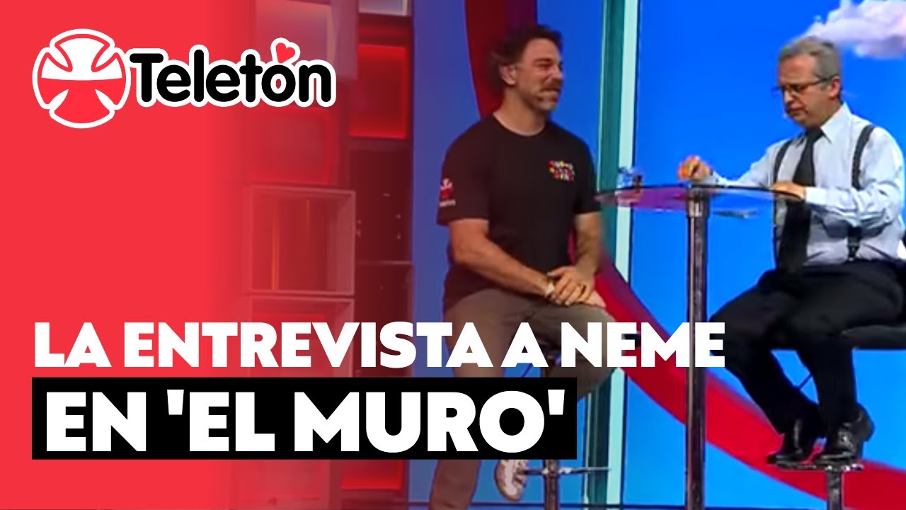 Revive la divertida entrevista de Tomás Mochatto a Neme en 'El Muro'  | Teletón 2025