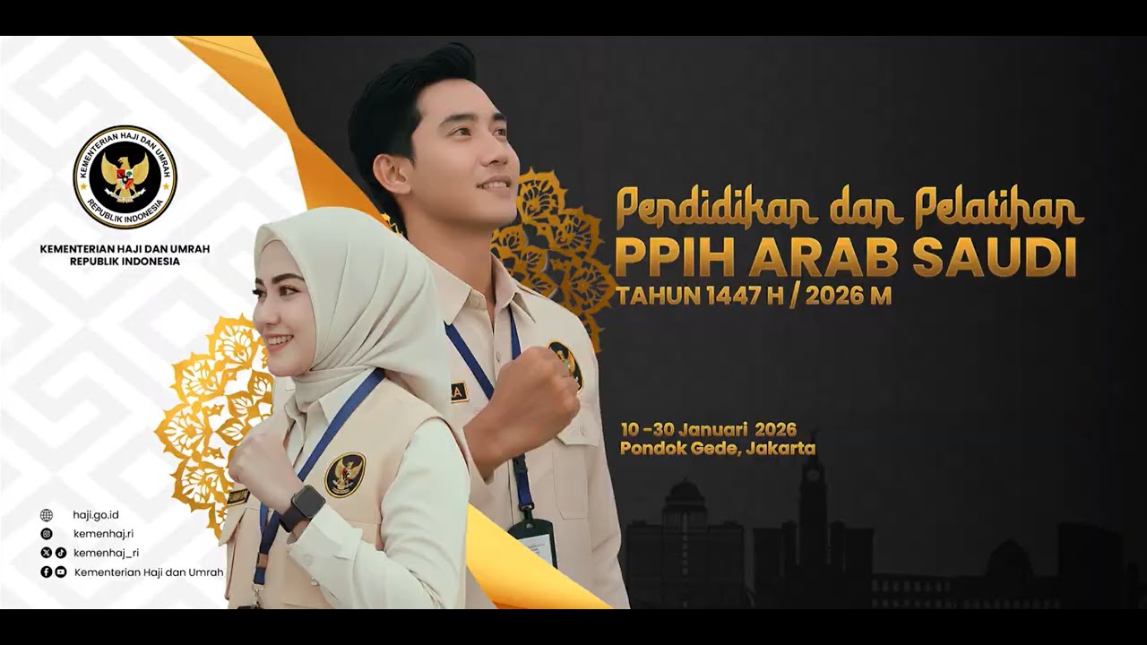 Penutupan Diklat PPIH Arab Saudi Tahun 1447 H/2026 M