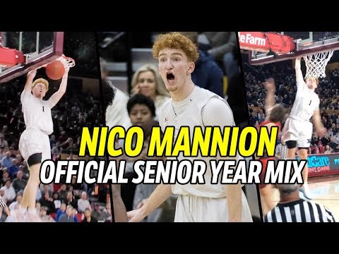 Nico Mannion Official Senior Year MIXTAPE!!! Arizona Commit Has FREAKY BOUNCE & NBA Game 🔥