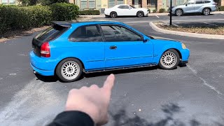 My new 1997 Honda Civic EK hatchback!