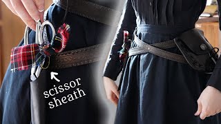 Making a badass sewing toolbelt after Moiraine’s belt | Leatherworking Adventures