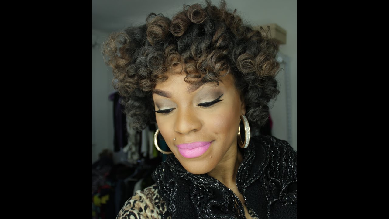 Heatless Spiral Curls: Natural Hair Tut - YouTube