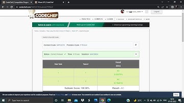 Miami GP  CodeChef   Solution (May long Challenge)