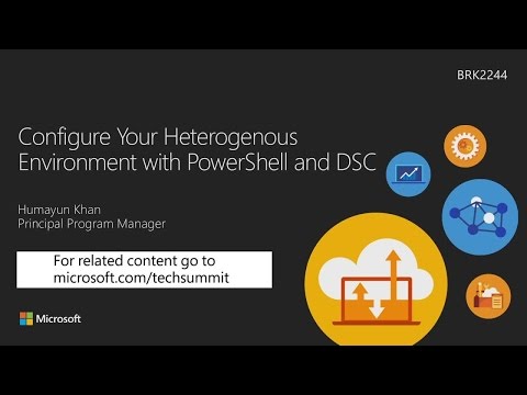 Configuring your heterogeneous environment with PowerShell and DSC