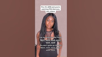 It’s 2016 and you’re watching Fifth Harmony Lyric Videos