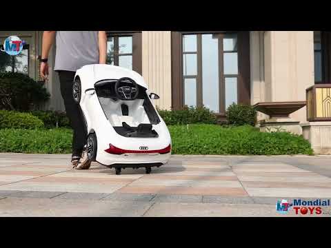 Auto Macchina Elettrica per Bambini 12V Audi RS e-Tron GT con Telecomando e Cintura a 3 Punti Video