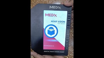 Smart Digital Near Vision Chart - Medix DNVC-100, Portable and Easy to use