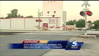 City of Edmond considering silencing trains