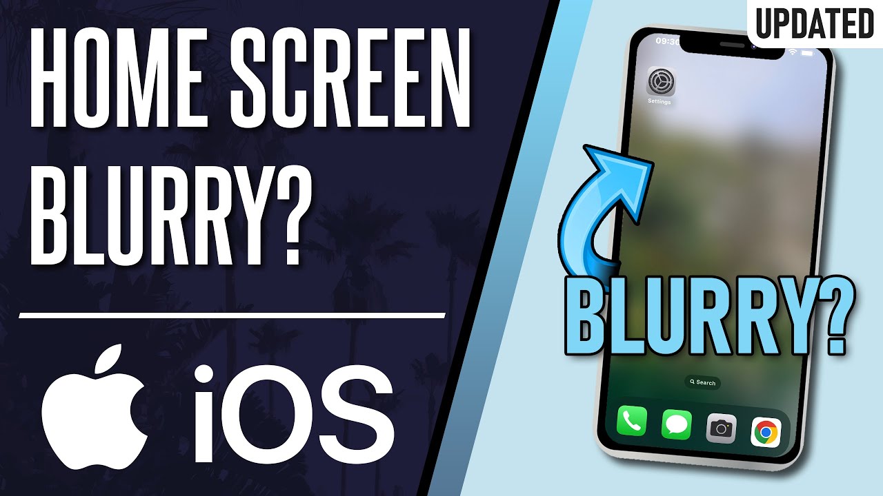 Fix Blurry Lock or Home Screen Wallpaper on iPhone 1314 Series