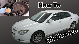 2008-2012 Chevy Malibu Ecotec DIY Oil Change and Save Money!! by DC Auto Enhancement 156 views 2 months ago 7 minutes, 16 seconds