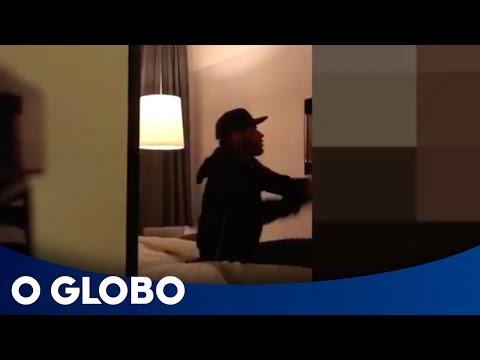 Vídeo mostra Neymar e Najila discutindo em hotel de Paris