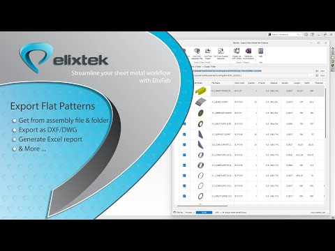 Export Sheet Metal Flat Patterns as DXF/DWG in SOLIDWORKS