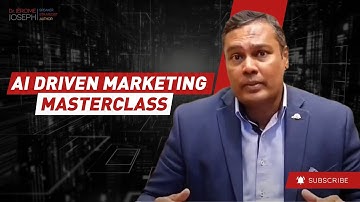 AI Driven Marketing Masterclass by Dr Jerome Joseph - Avatar Video #ai #aispeaker #aimarketing
