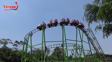 Vietnam Tours Du Lịch Hồ Núi Cốc Khám Phá Trò chơi Cảm Giác Mạnh Tầu Lượn Siêu Tốc Tại Hô Núi Cốc