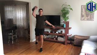 Split Squat To Overhead Press