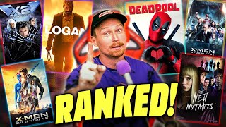 All XMEN Movies Ranked!! (Deadpool 1 & 2 Included)