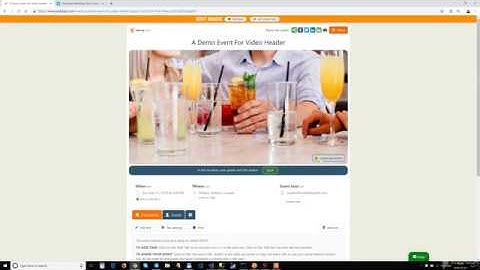 How to set a Vimeo video as an event header