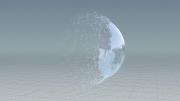 Houdini - Soap bubble pop (scene file)