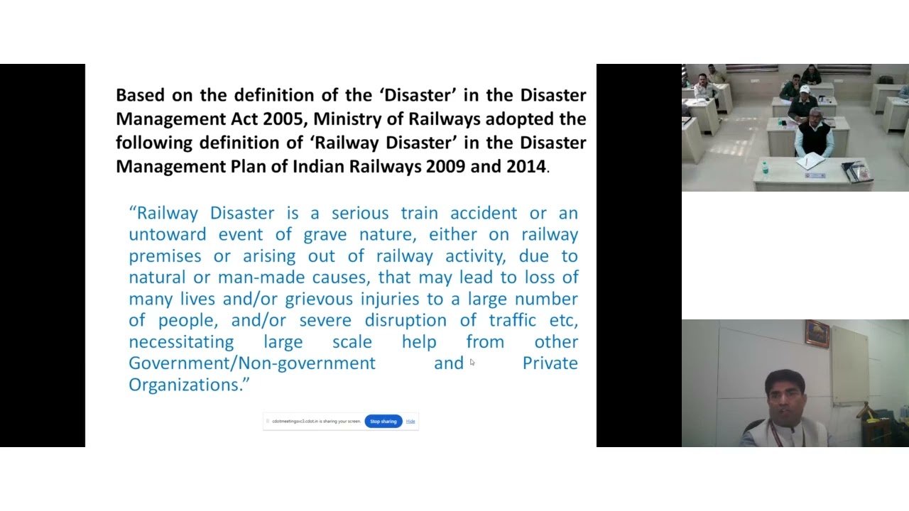 Railway Disaster Management and Art Working
