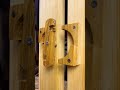 Handcrafted Wooden Lock Mechanism