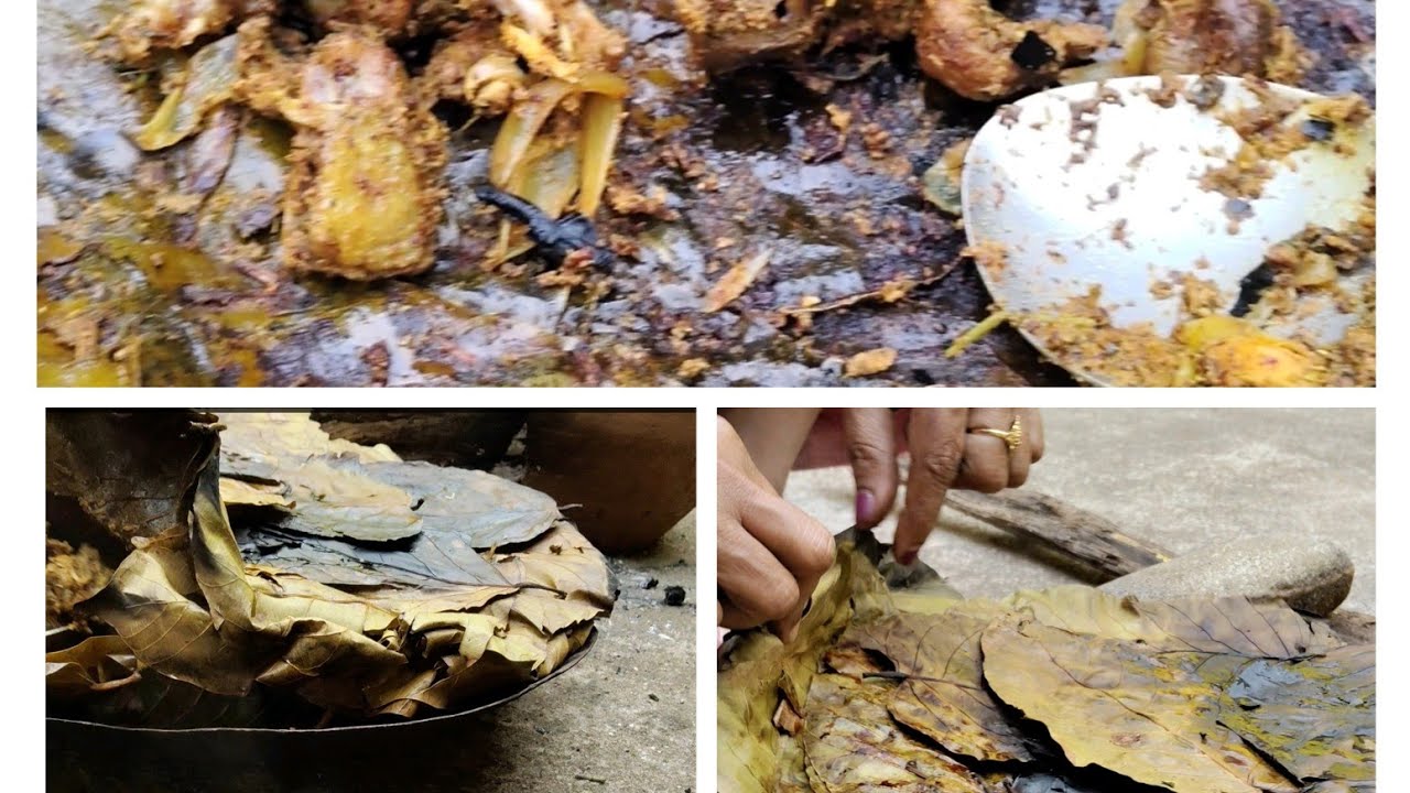  tasty ଦେଶୀ ଚିକେନ ପତ୍ର ପୋଡା 🌿🍗 